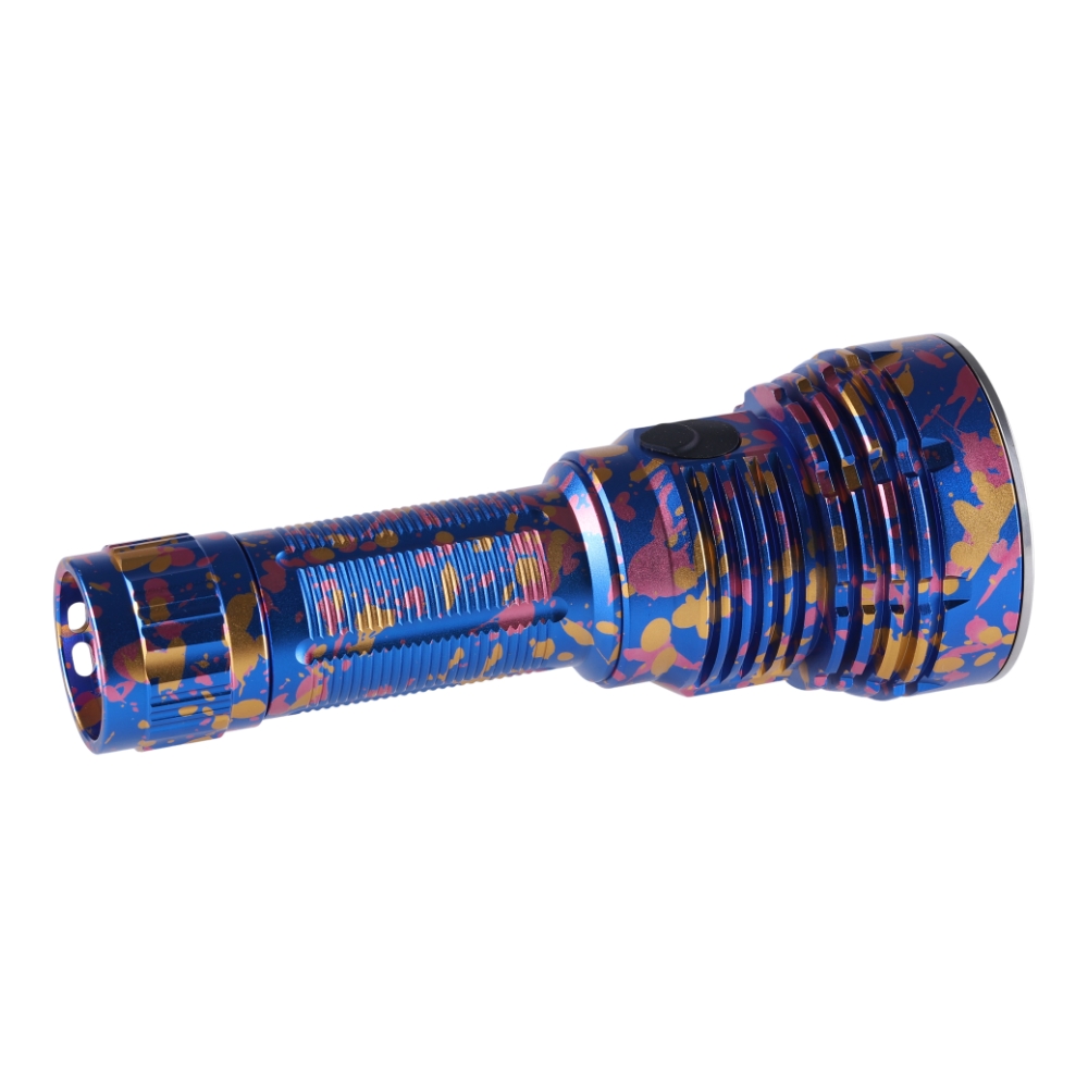 Convoy M21K Camouflage blue 21700 flashlight
