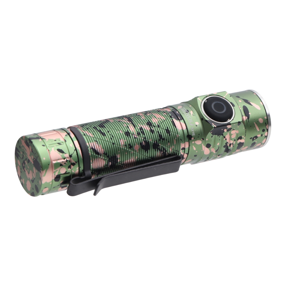 Convoy S21E camo green 21700 flashlight