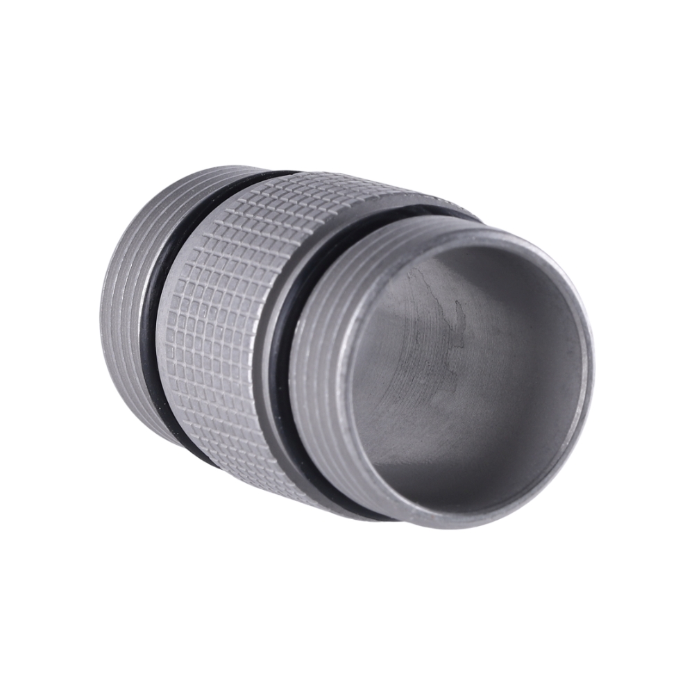 Stone-washed stainless steel 18350 tube, rectangular thread