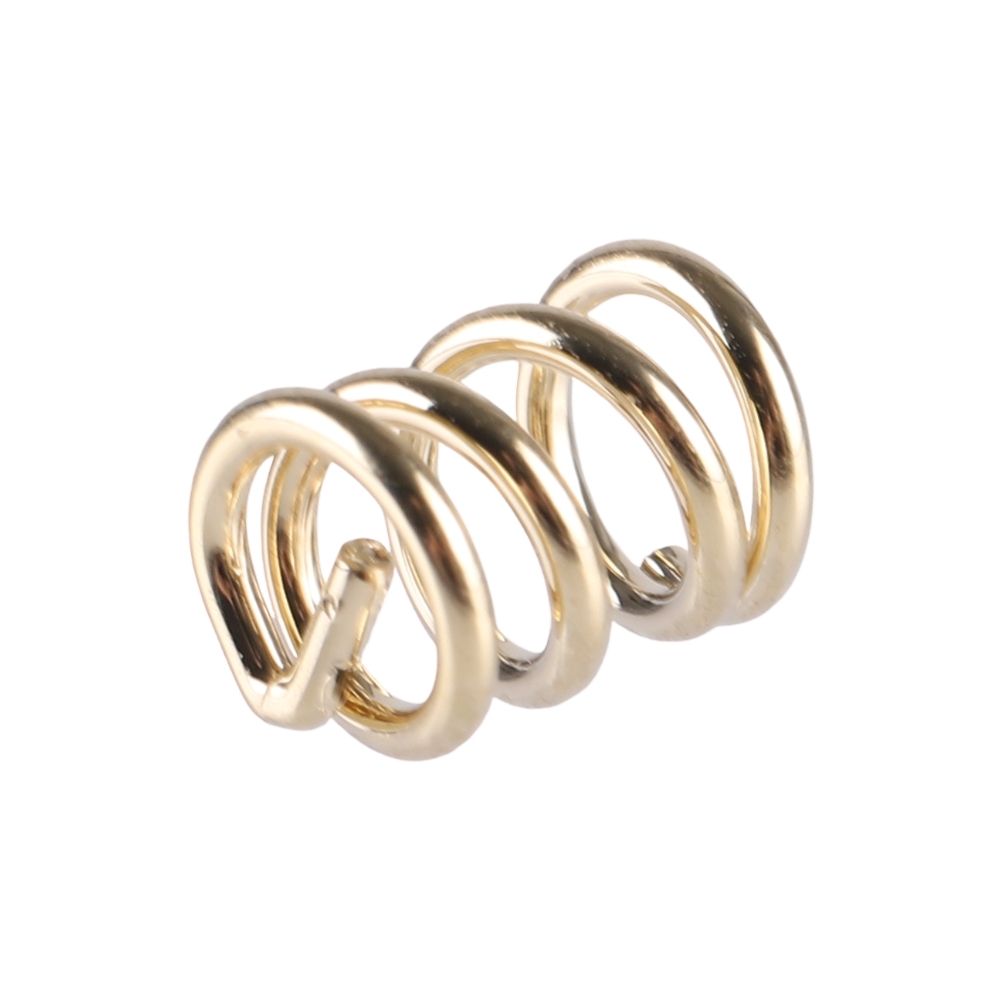Cylindrical gold-plated phosphor bronze spring,Suitable for high current