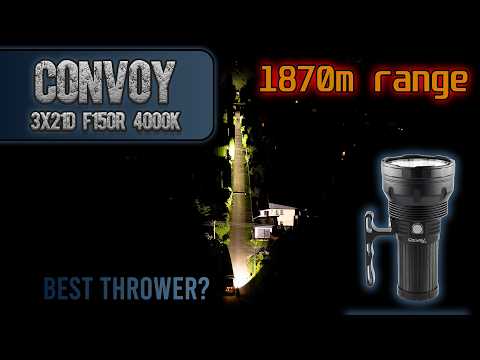 Convoy 3X21D 21700 flashlight