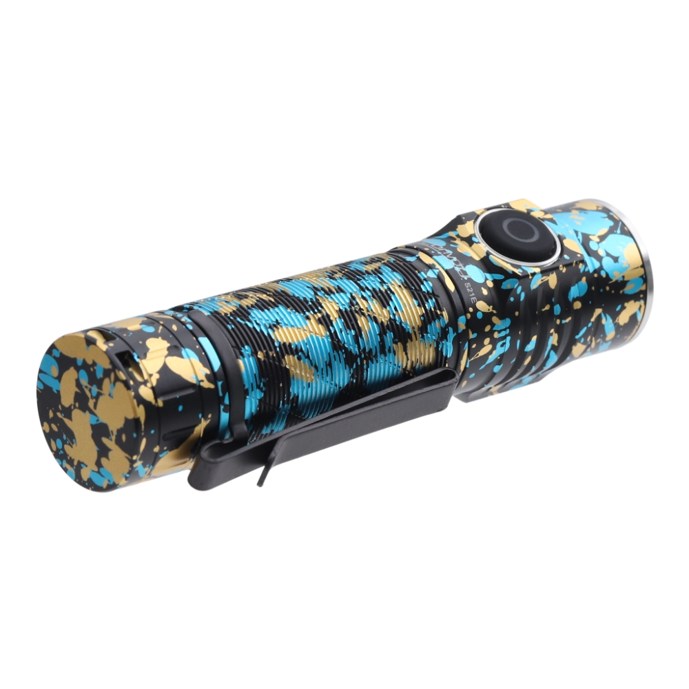 Convoy S21E camo black 21700 flashlight
