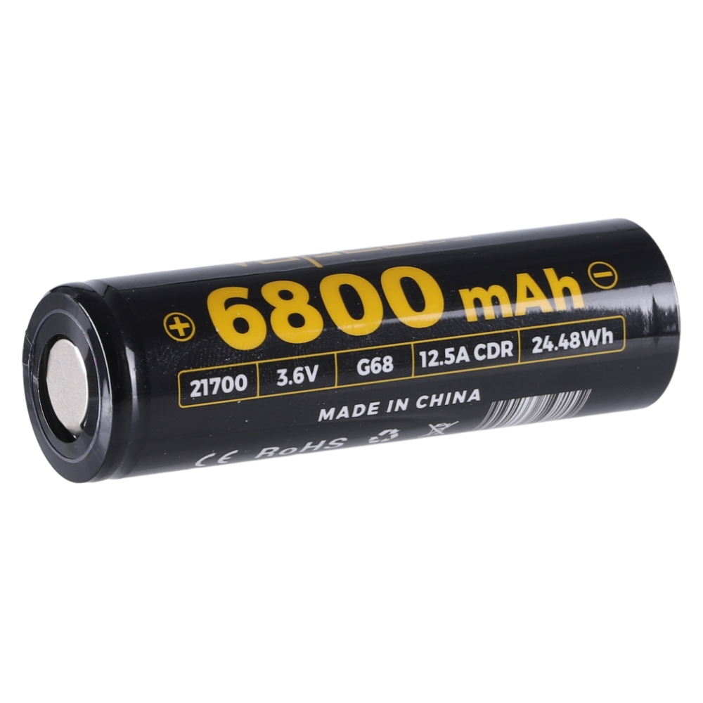 Vapcell G68 INR21700 6800mAh 12.5A Li-ion Rechargeable Battery