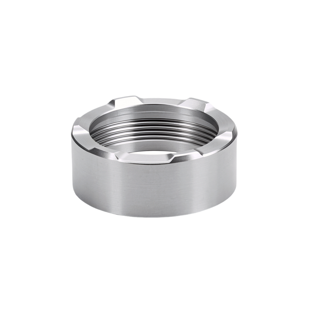 Silver stainless steel bezel, suitable for T8 flashlight