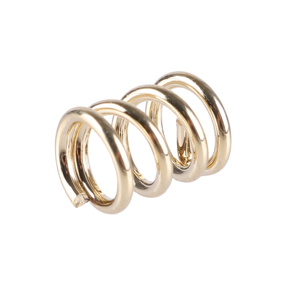 Cylindrical gold-plated phosphor bronze spring,Suitable for high current