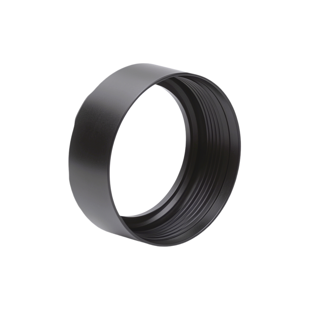 black stainless steel bezel, suitable for T8 flashlight