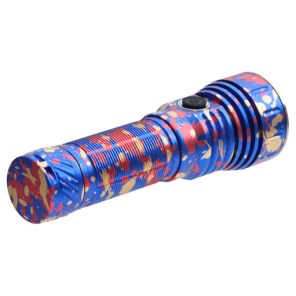 Convoy M21H camouflage blue 21700 flashlight