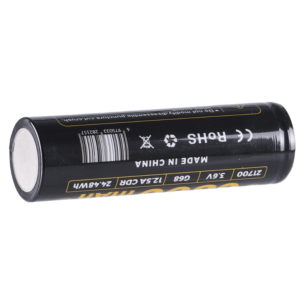 Vapcell G68 INR21700 6800mAh 12.5A Li-ion Rechargeable Battery