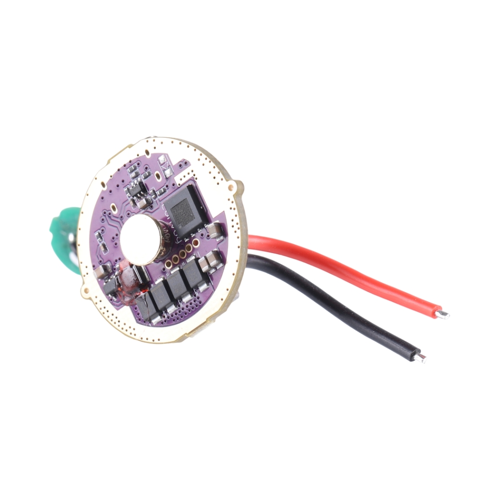 28mm 3V 20A buck driver, single lithium battery input. With USB-C charging interface.