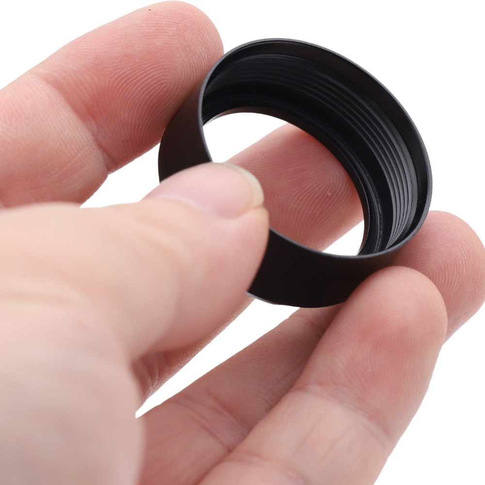 black stainless steel bezel, suitable for T8 flashlight
