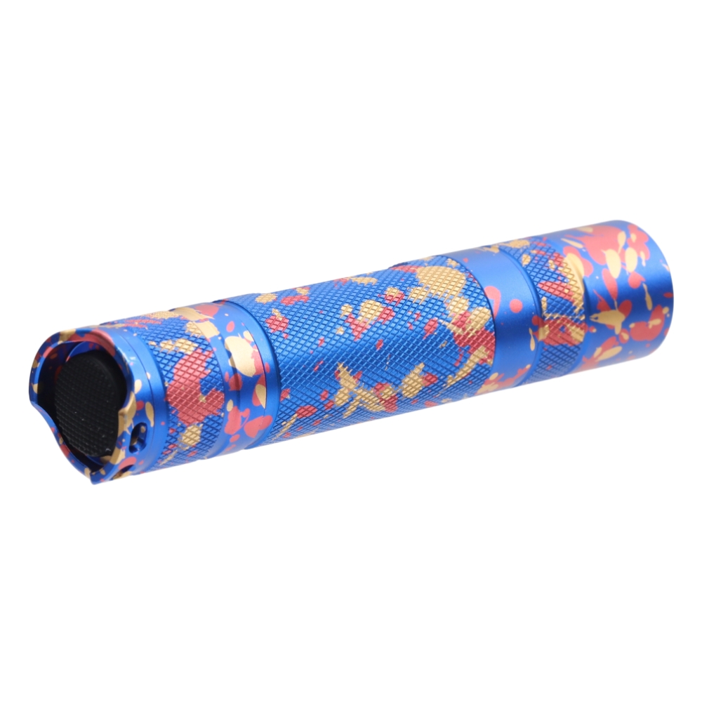 Convoy S2+ camouflage blue 18650 flashlight