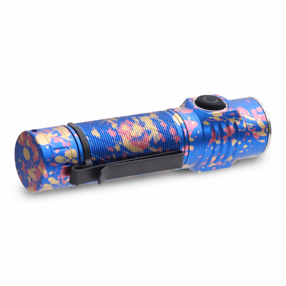 Convoy S21E camo blue 21700 flashlight