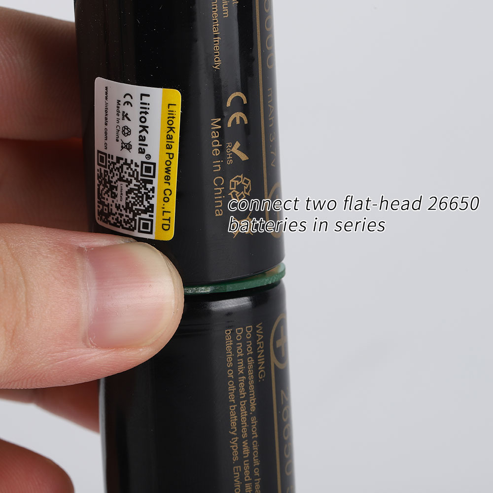 PCB board spacer for battery, for series connection,  increase the length to fill the gap