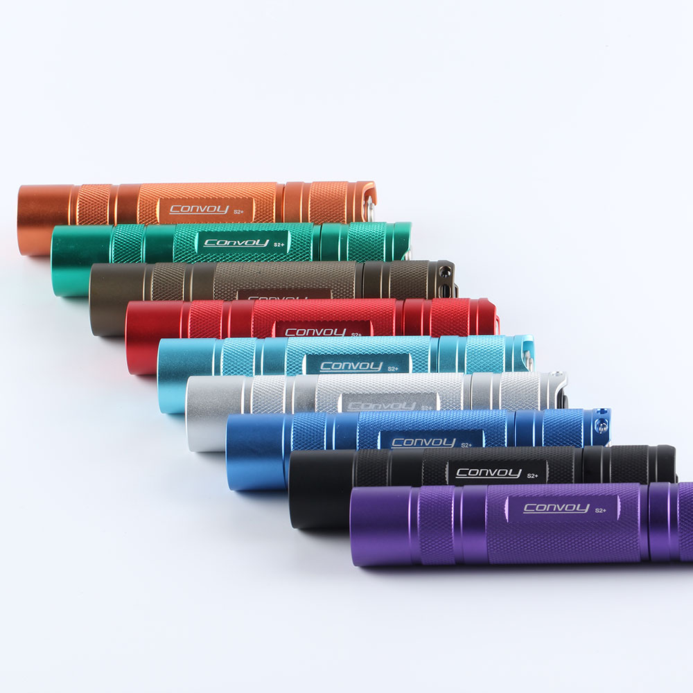 Convoy S2+ with IR LED,infrared 850nm 940nm 18650 flashlight