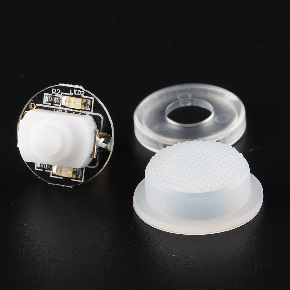 16mm light switch, rubber button