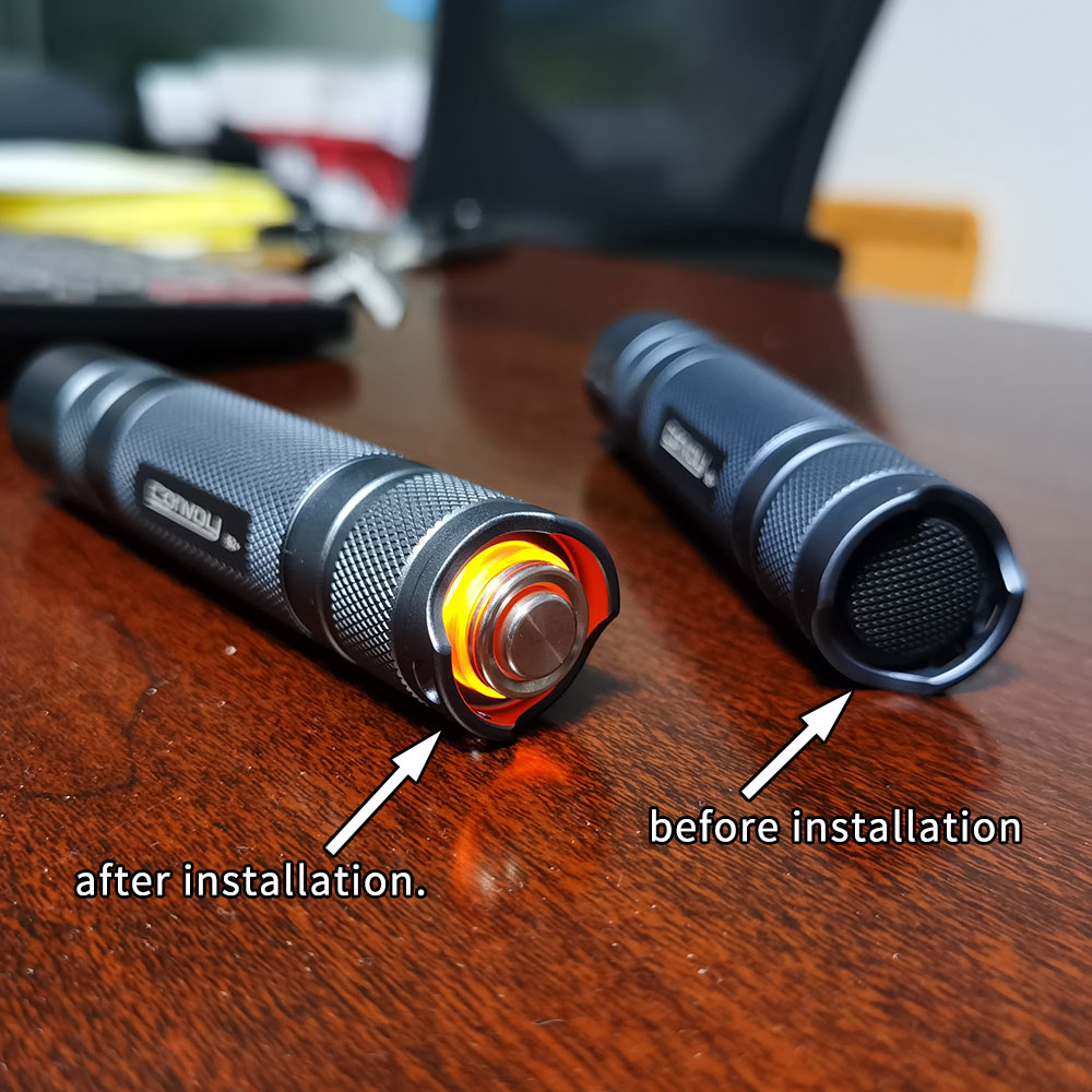 16mm light switch,  metal button