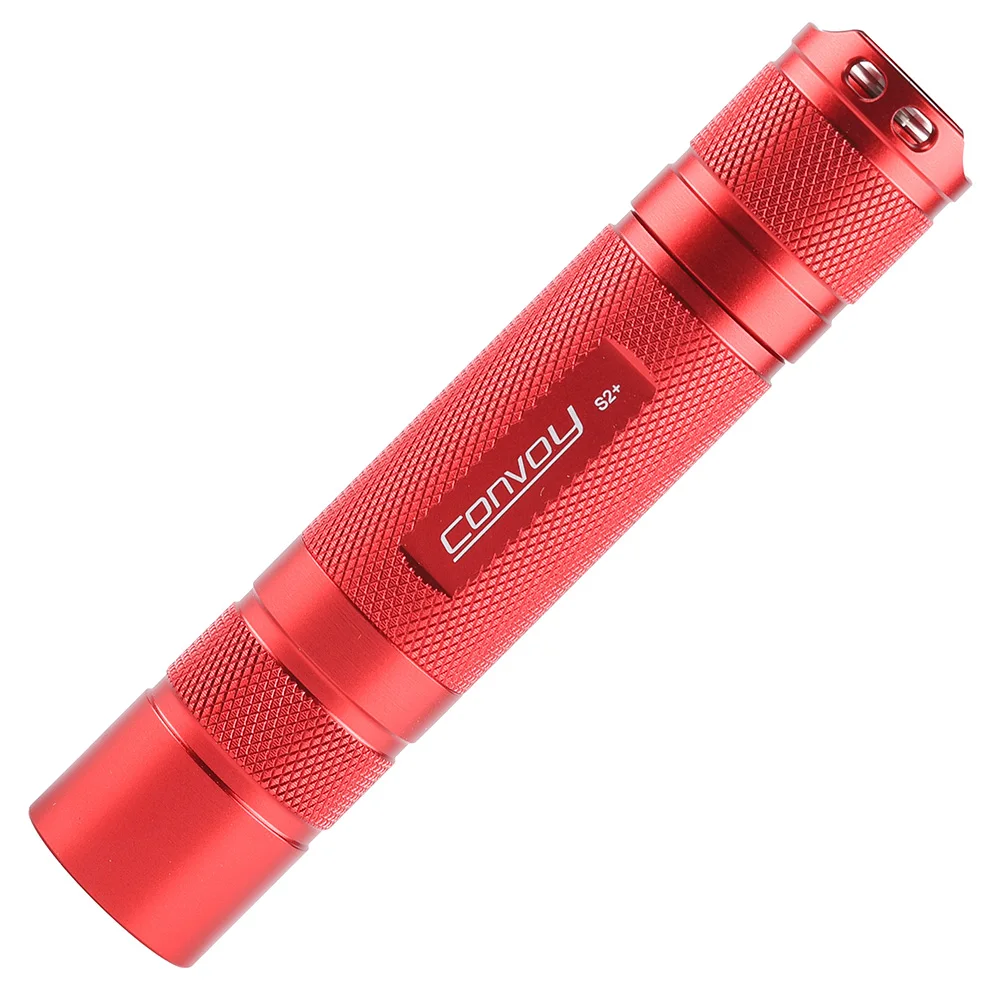 convoy s2 rechargeable flashlight S2+ 18650 L2 1A 6500 Convoy Convoy S2+ Black L2
