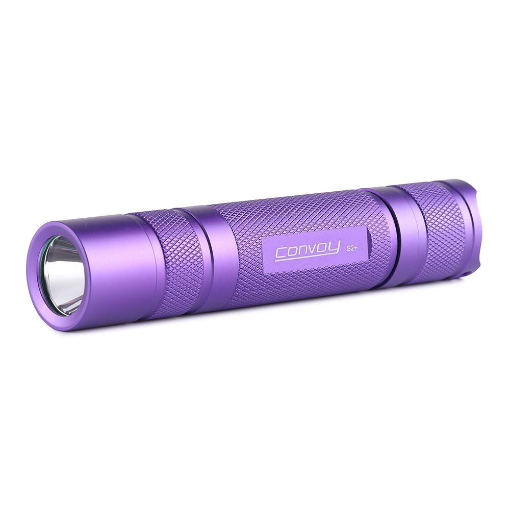 Convoy S2+ purple 18650 flashlight