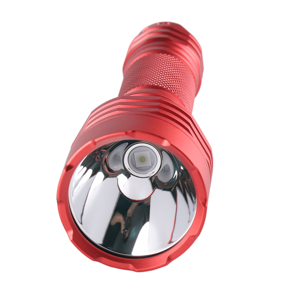 Convoy C8+ red 18650 flashlight