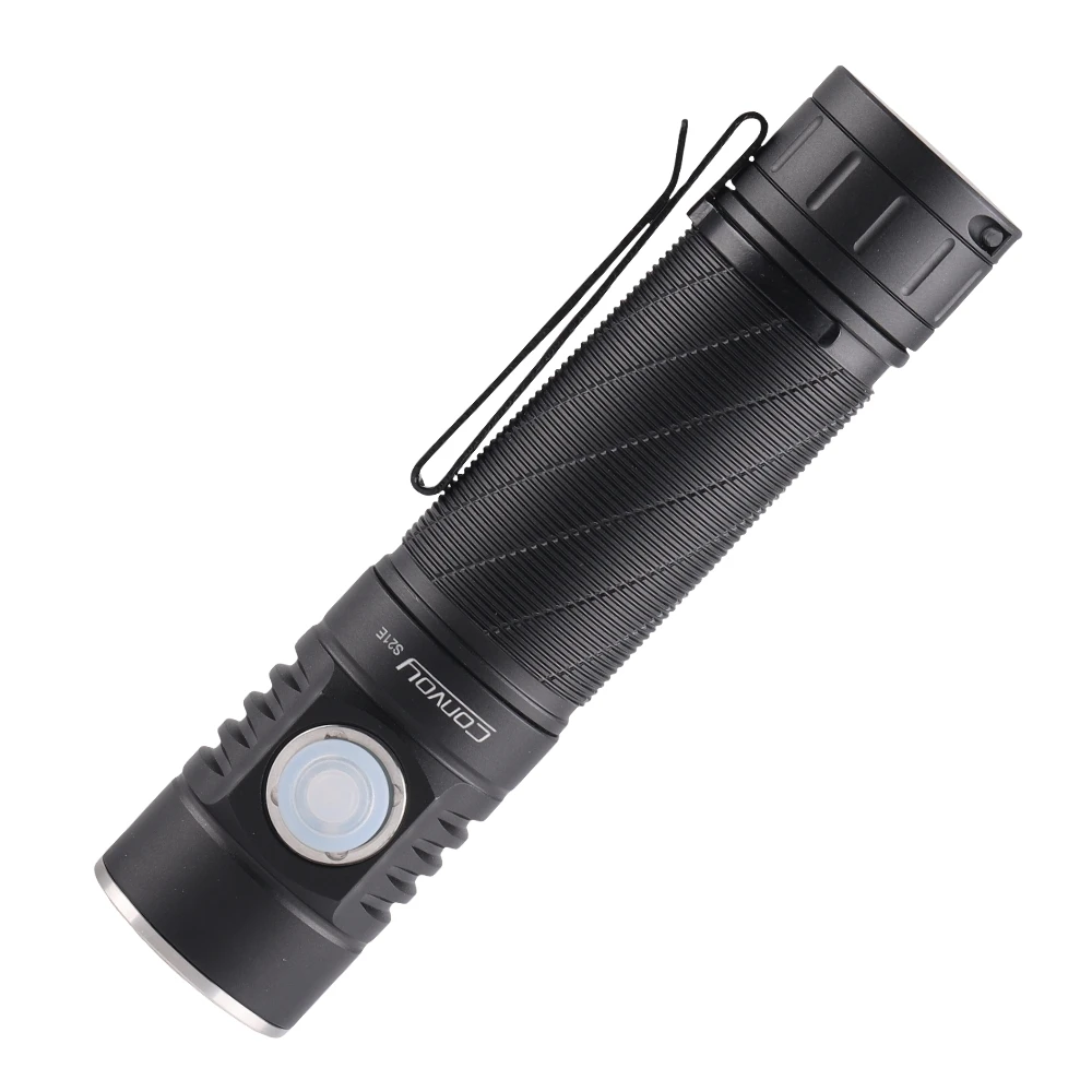convoy bd06 rechargeable led flashlight XM-L2 New Firmware AMC7135x8 1000LM Convoy 3X21D SBT90.2 7000lm 1816m