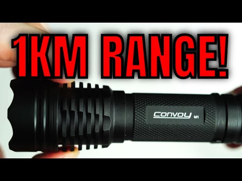 Convoy M1 black 18650 flashlight - Convoy flashlight