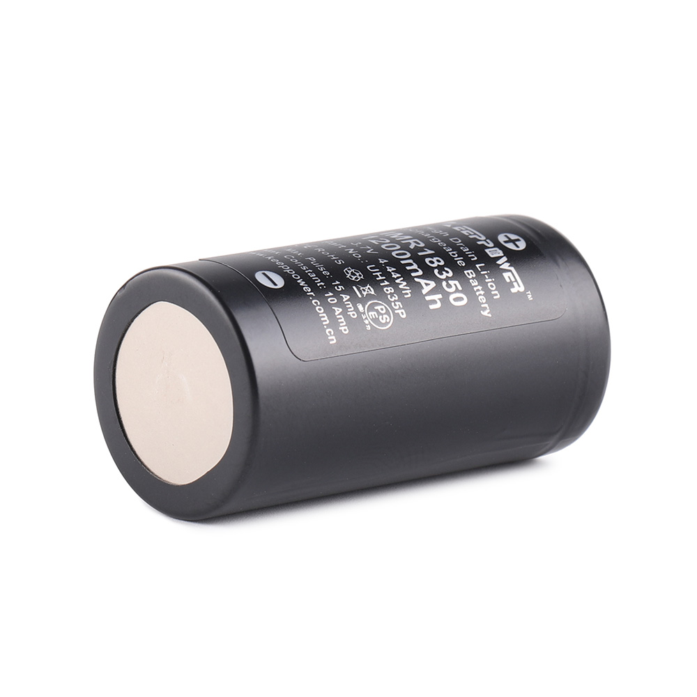 (2 pieces/pack)  keeppower 18350 lithium battery, 1200mAH