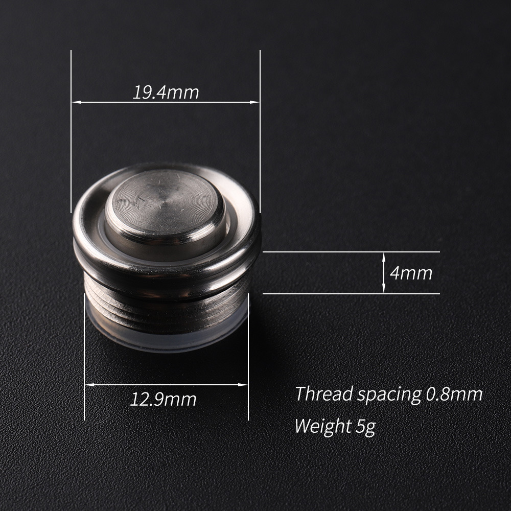 Stainless steel button