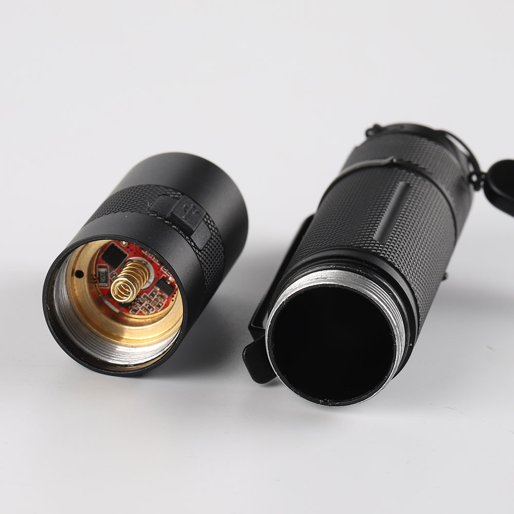 Convoy S9 flashlight ,with micro USB charging port,18650 flashlight ,torch