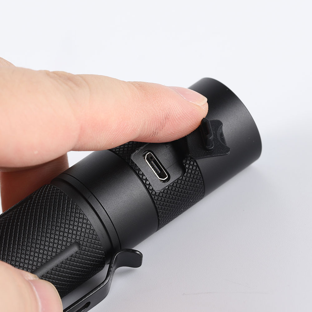 Convoy S9 flashlight ,with micro USB charging port,18650 flashlight ,torch