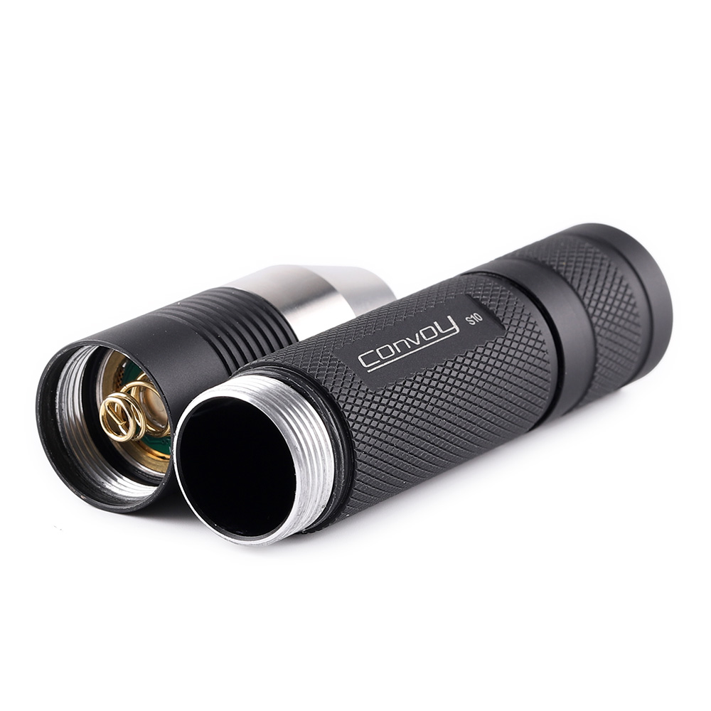 Convoy S10 18650 flashlight,519A R9080 high CRI