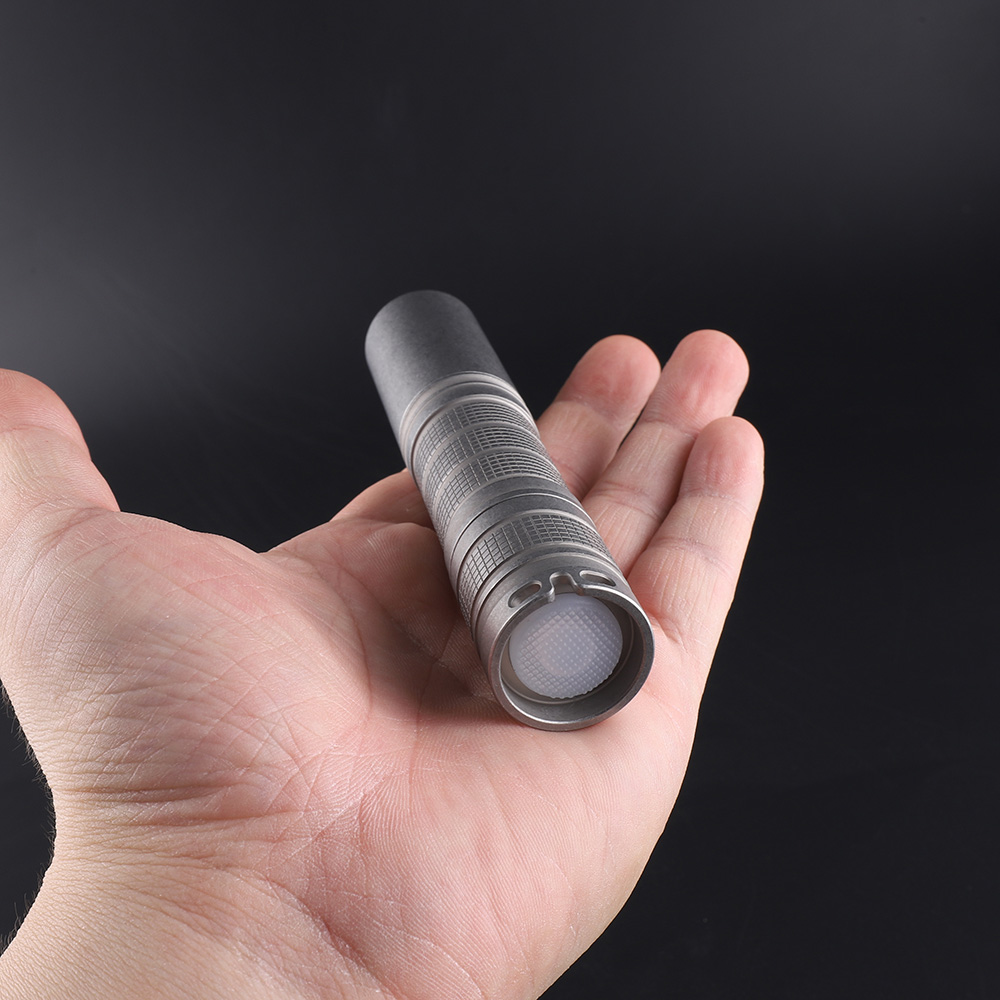 Convoy S7 stonewash stainless steel 18650 flashlight