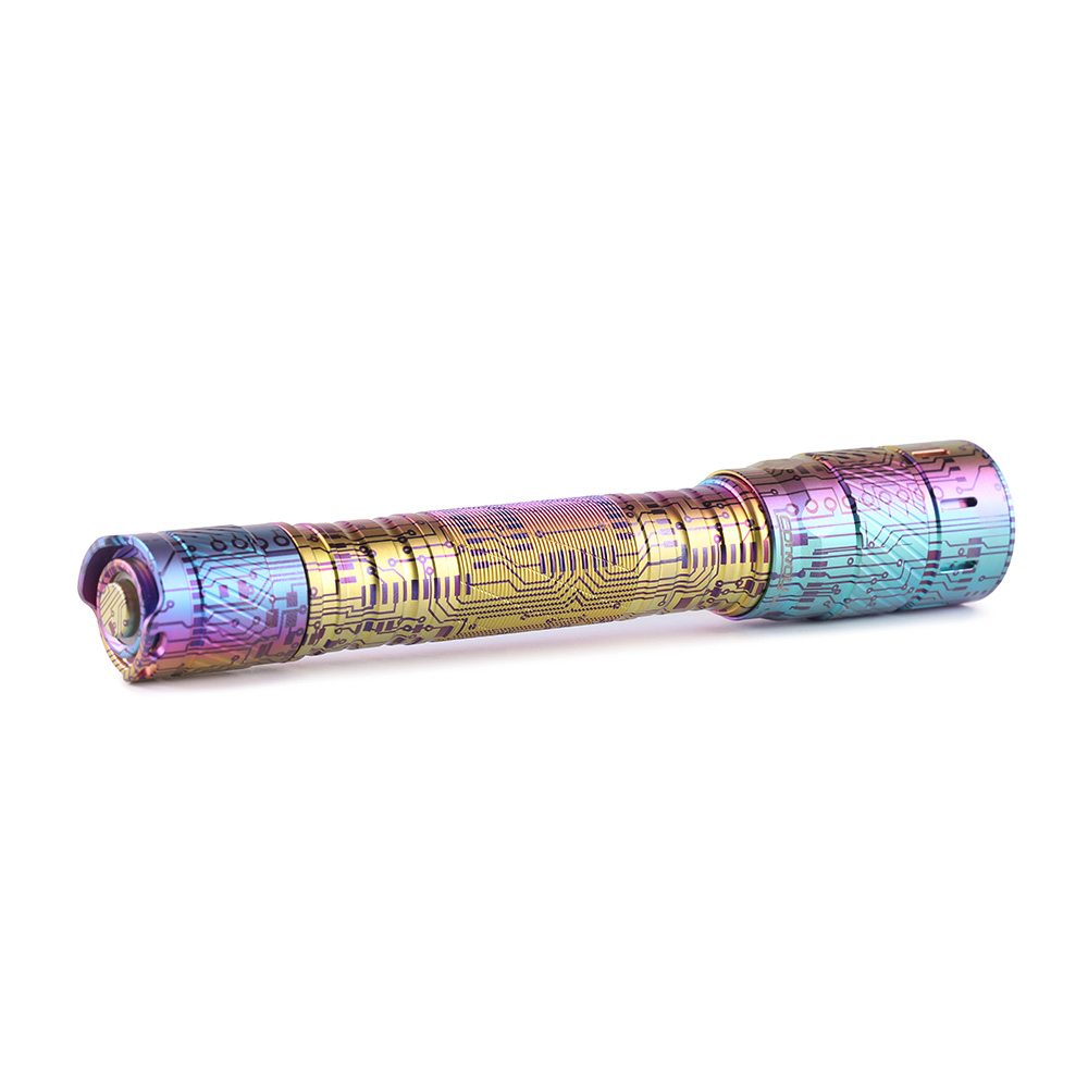 Convoy T4 colorful titanium circuit diagram texture 14500 AA flashlight