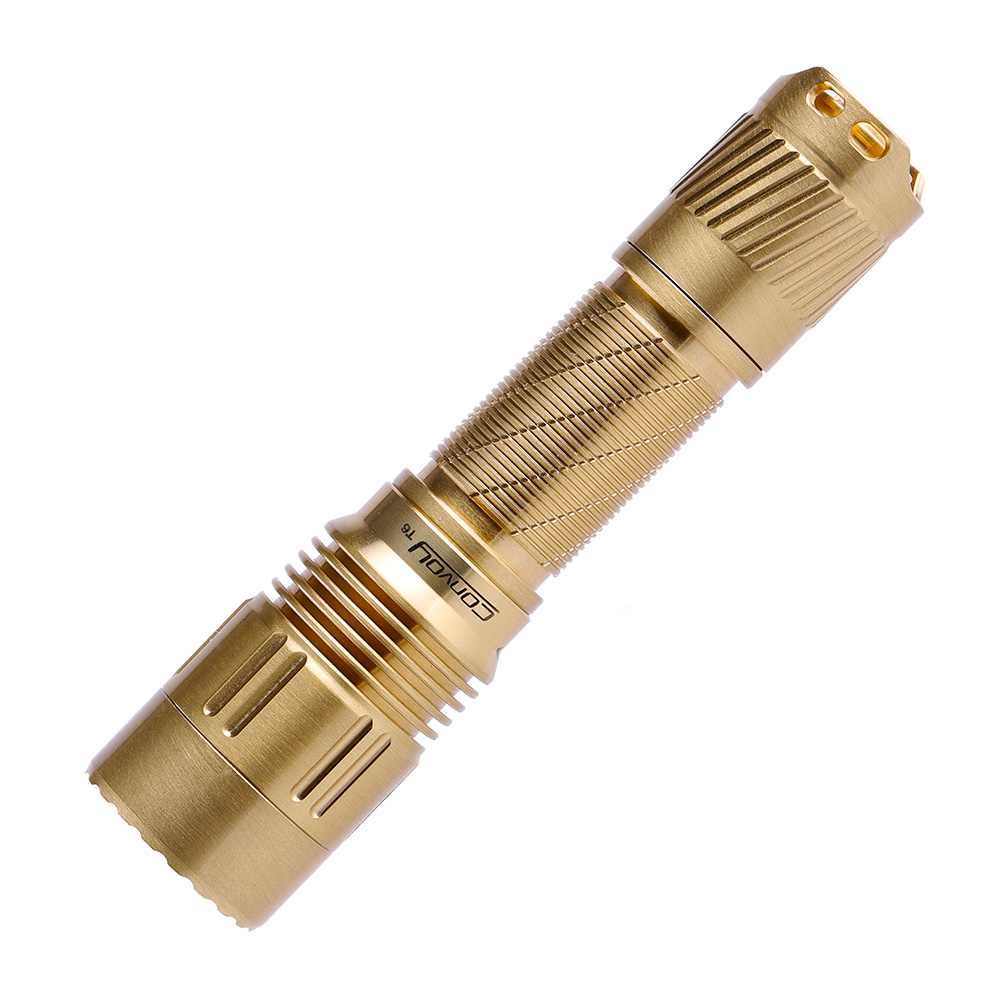 Convoy T6 brass AA 14500 flashlight