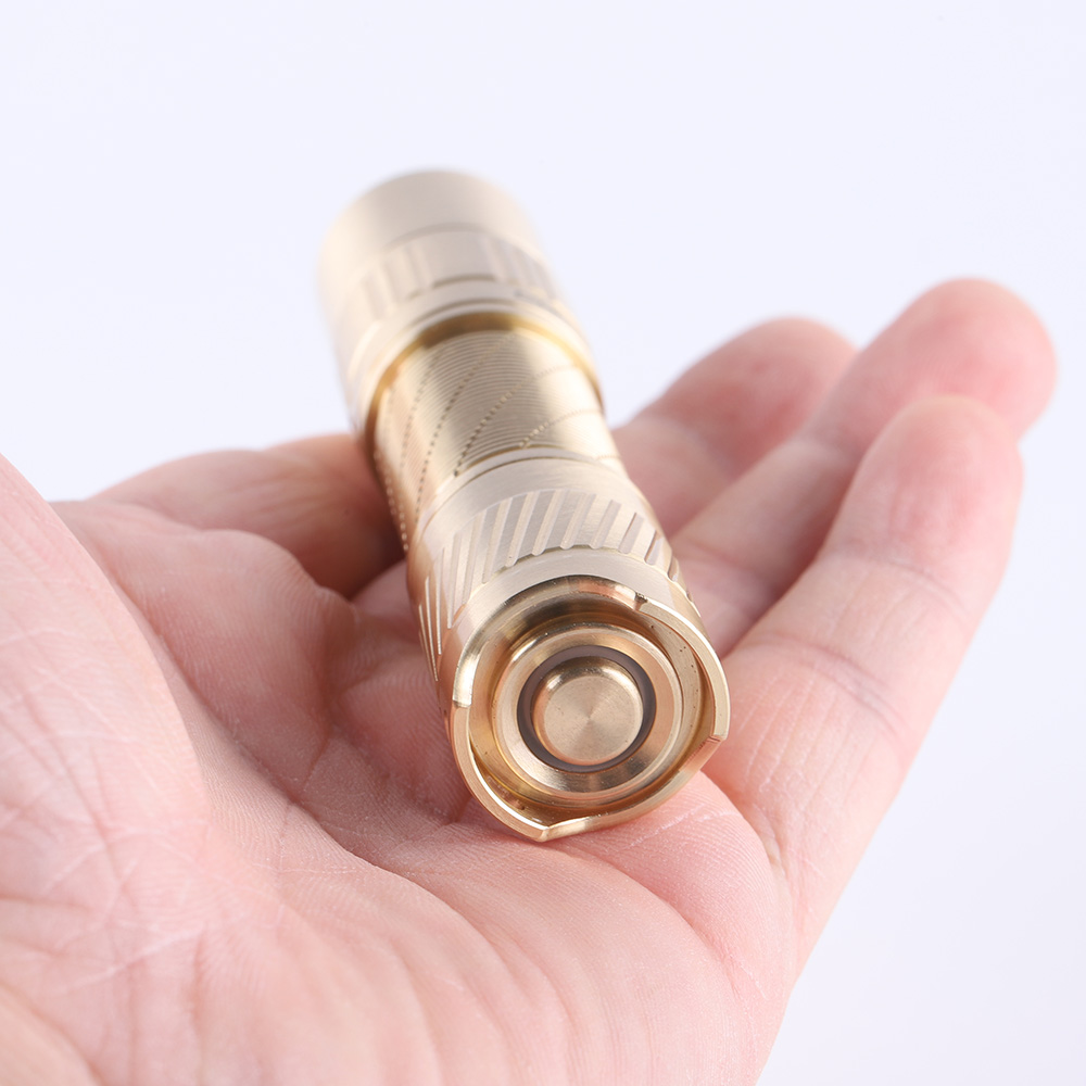 Convoy T3 brass AA 14500 flashlight