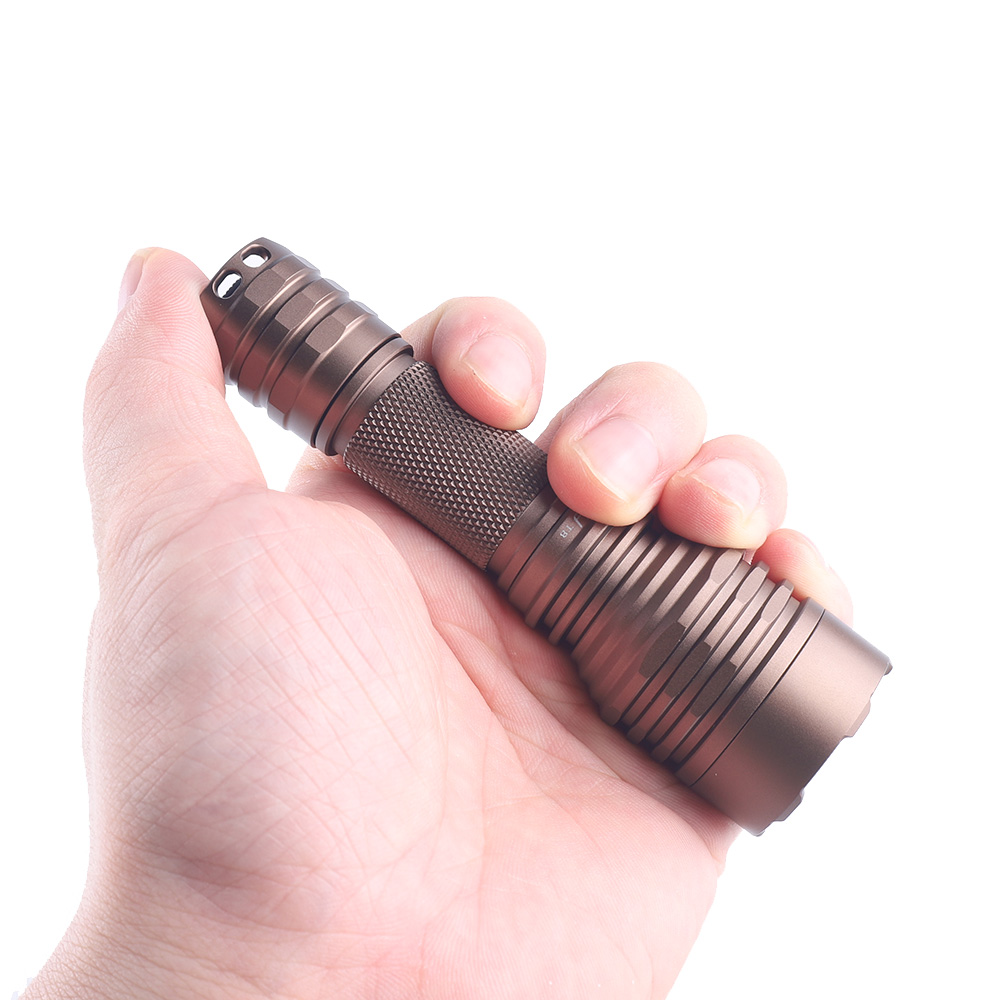 Convoy T8 tan AA 14500 flashlight