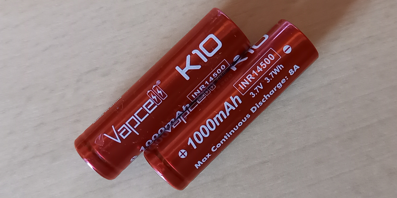 Vapcell K10 1000 mAh im Test
