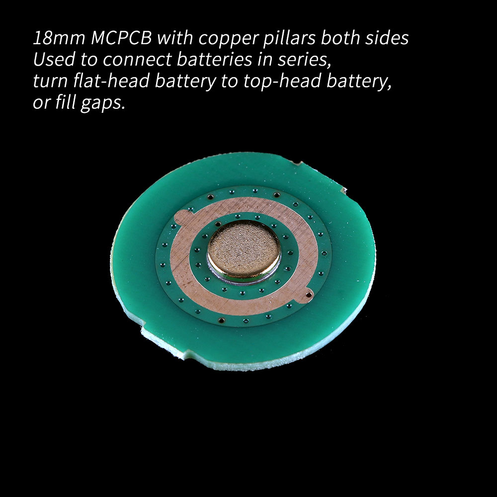 PCB board spacer for battery, for series connection,  increase the length to fill the gap