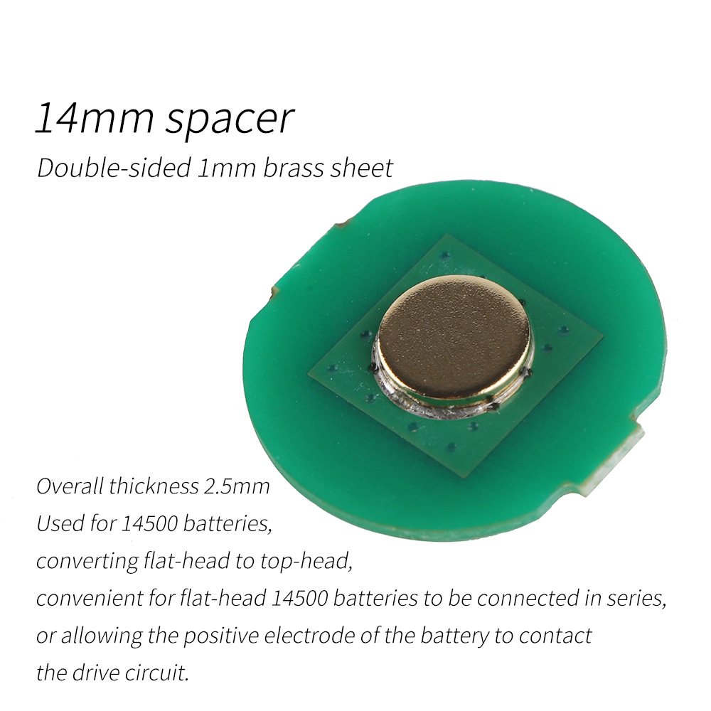 PCB board spacer for battery, for series connection,  increase the length to fill the gap