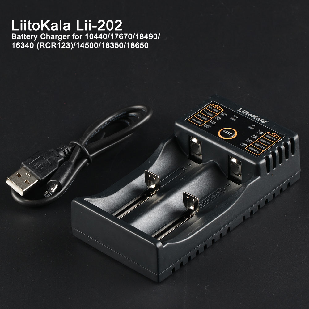 Liitokala Lii-202 charger