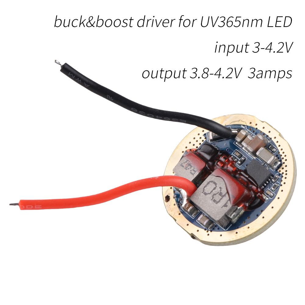 22mm buck & boost driver for UV 365nm LED