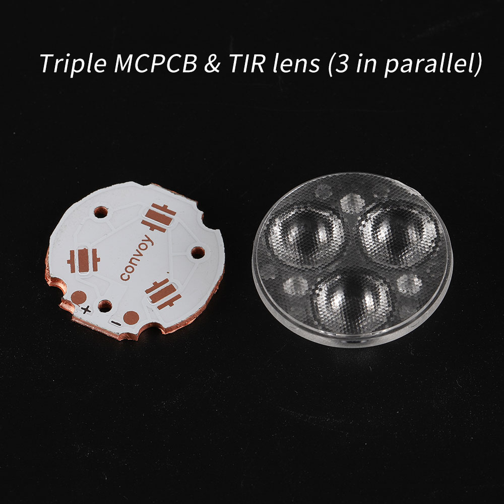 Triple Quad copper DTP MCPCB and TIR lens