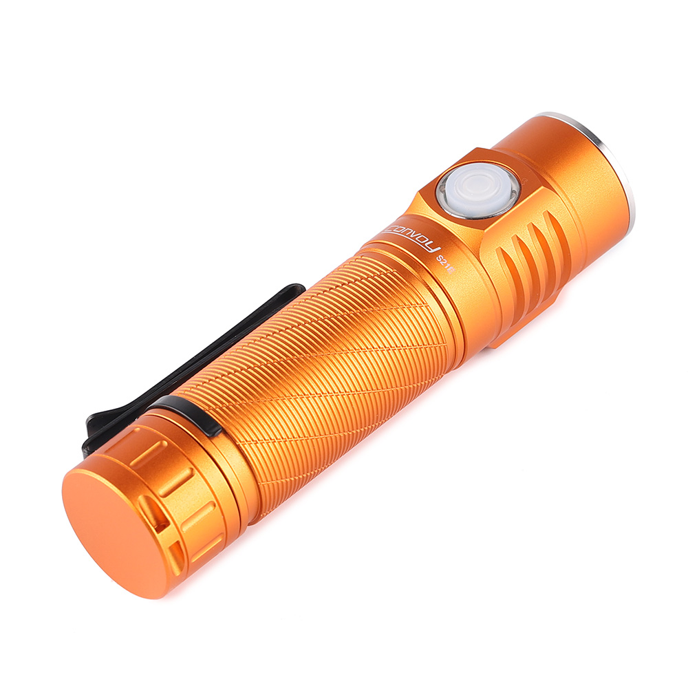 Convoy S21E orange 21700 flashlight