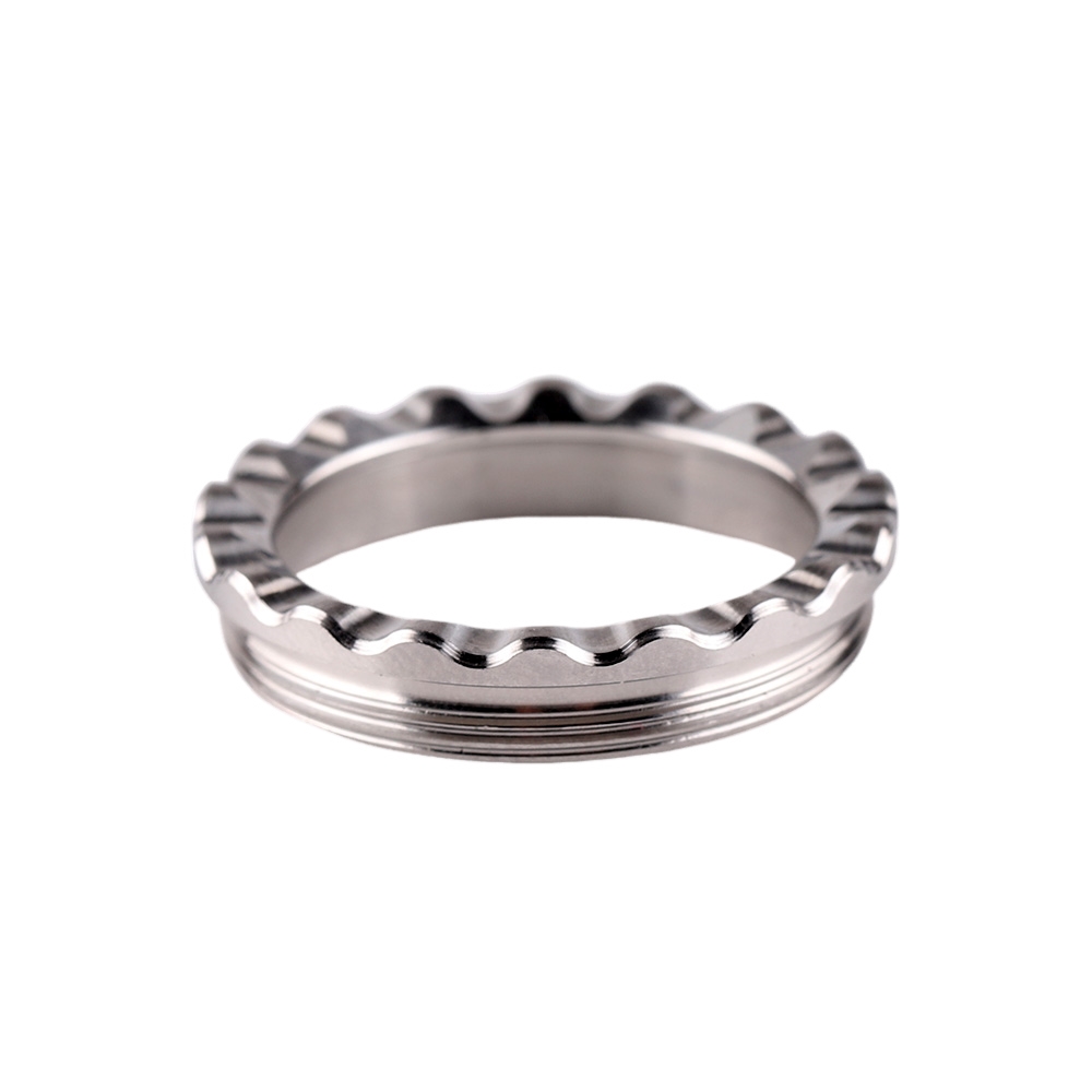 Jagged stainless steel bezel for S21E S21B