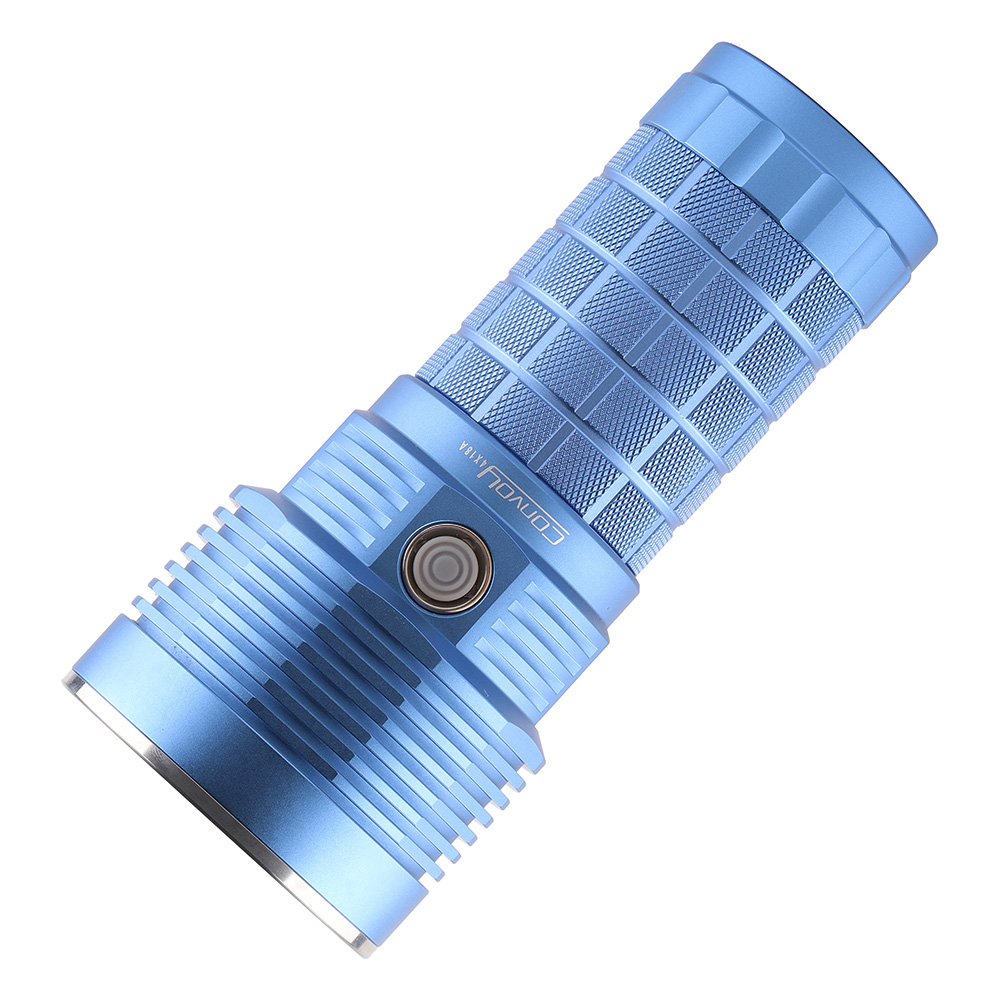 Convoy 4X18A blue 18650 flashlight