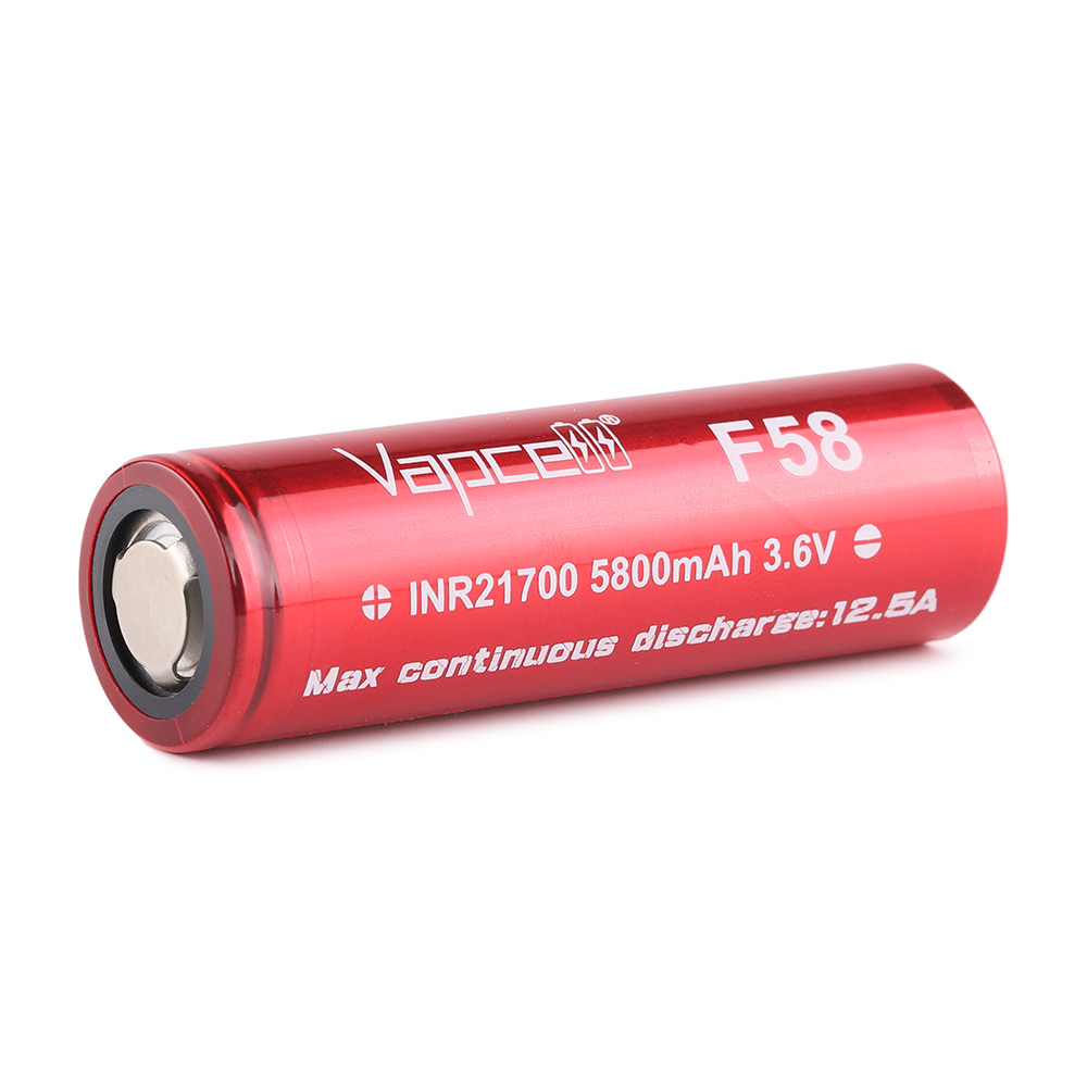 Vapcell F58 21700 lithium battery 5800mAh