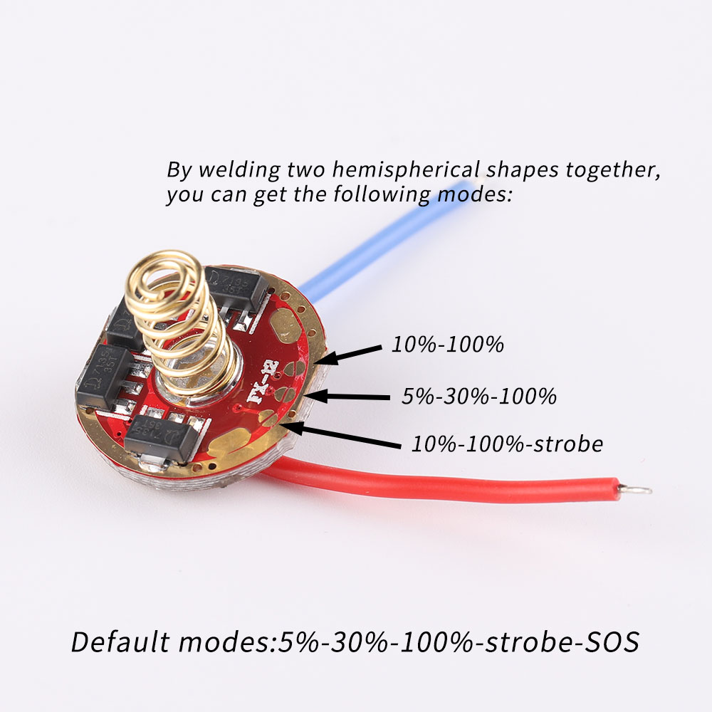 17mm 7135*8 4groups driver Attiny 13A