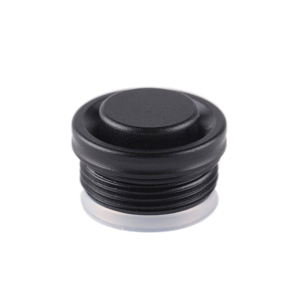 Black aluminum alloy button, can be used to replace the stainless steel button of the illuminated switch