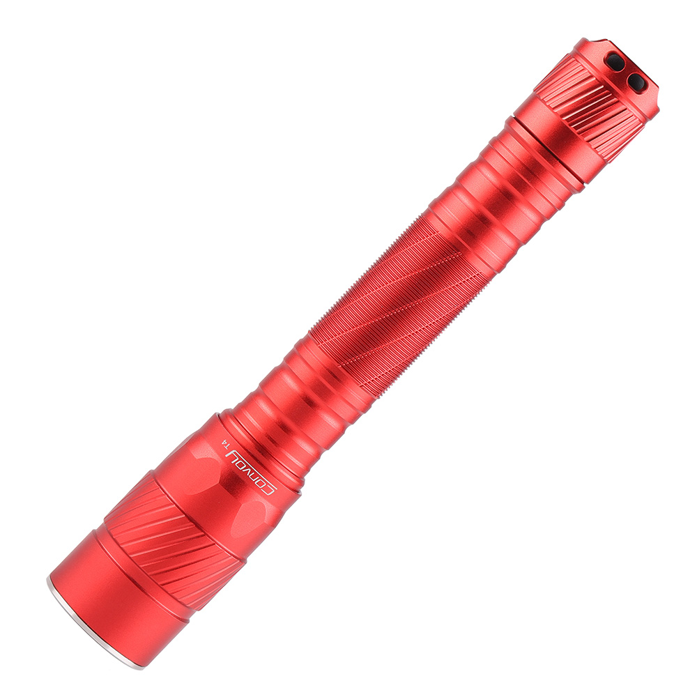Convoy T4 red AA 14500 flashlight