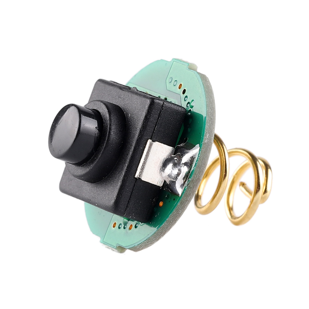 switch with 20mm PCB and copper spring soldered