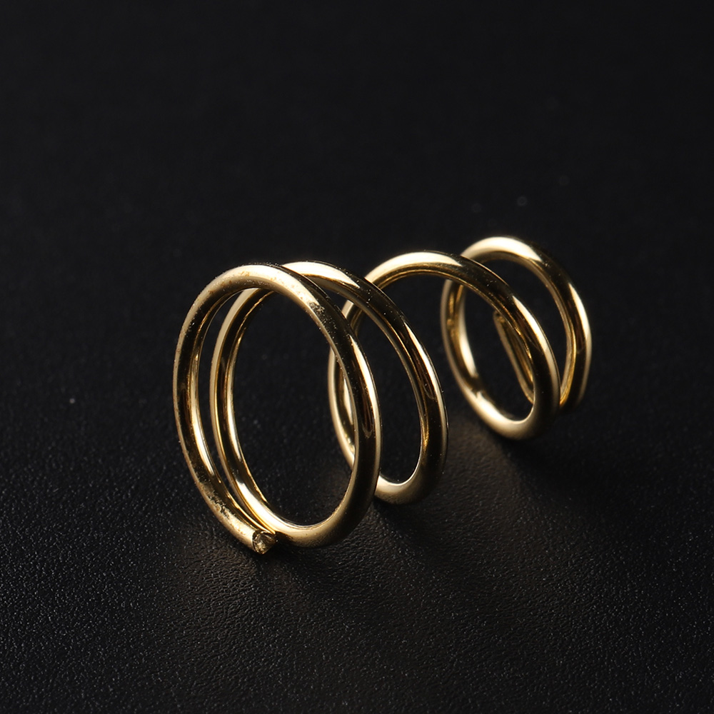Gold-plated phosphor bronze spring,Suitable for high current